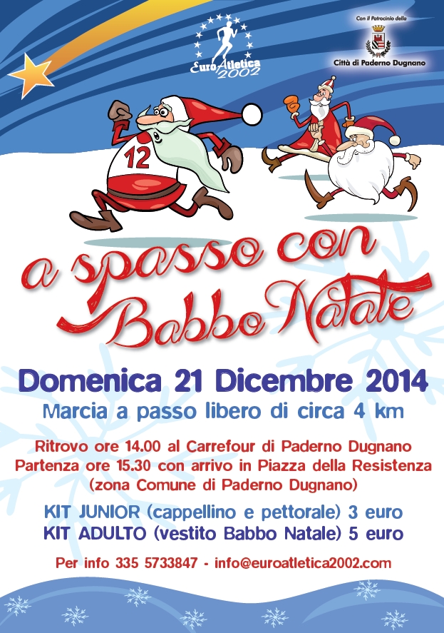 A spasso con Babbo Natale
