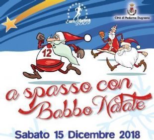 A spasso con Babbo Natale .
