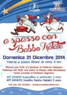 A spasso con Babbo Natale