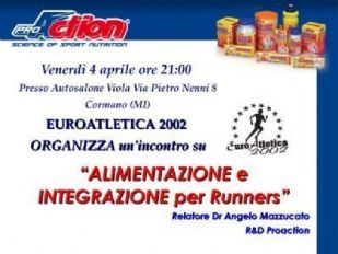 ALIMENTAZIONE e INTEGRAZIONE per Runners